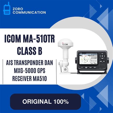 Jual Icom MA 510TR Class B AIS Transponder Dan MXG 5000 GPS MA510TR MA