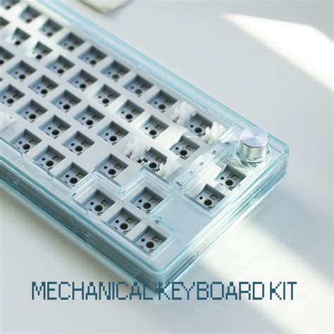 Custom Keys Mechanical Keyboard Kit DK Wireless RGB Bluetooth Keyboard Transparent Hot