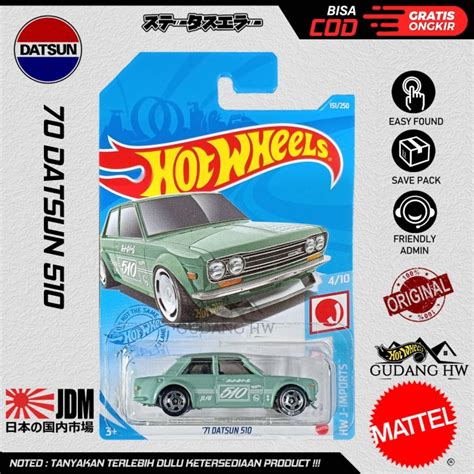 Jual HOT WHEELS DATSUN BLUEBIRD GREEN LOT H Kota Depok GUDANG HW Tokopedia