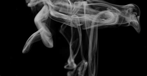 Black and White Photograph of Smoke · Free Stock Photo