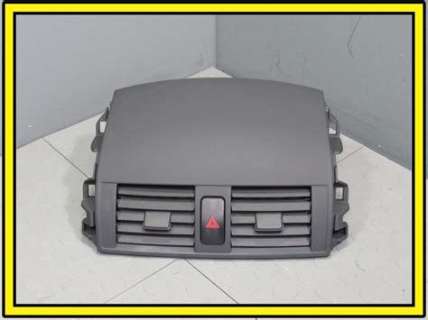 09 11 Toyota Corolla Center Upper Dash Bezel AC Heater Air Vent