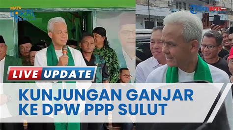 Capres Ganjar Pranowo Kunjungi Kantor DPW PPP Sulut Disambut Ketua PPP