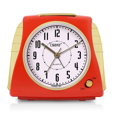 Orpat Tbsmzl 867 Musical Alarm Clock Red Orpat Group