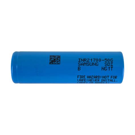 Samsung 21700 3.63V 5000mAh INR21700-50G Li-ion Rechargeable Flat Top ...
