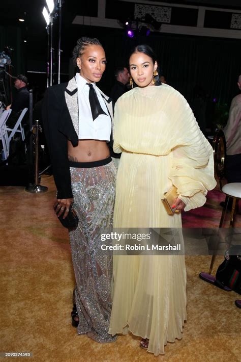 Eva Marcille And Nasteha Yusuf Attend The 55th Naacp Image Awards At