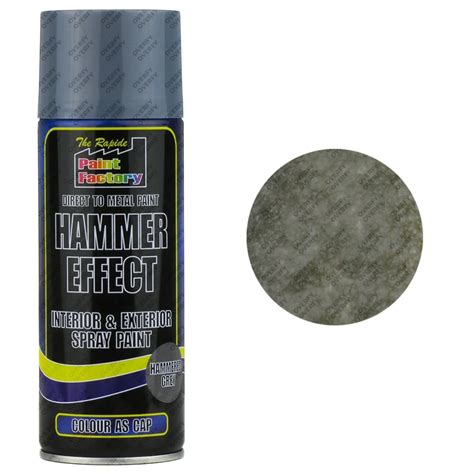 Grey Hammered Spray Paint 400ml Sprayster