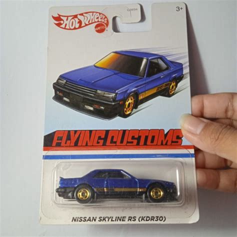 Jual Hot Wheels Hotwheels Flying Customs Nissan Skyline RS KDR30 R30 Putih Shopee Indonesia