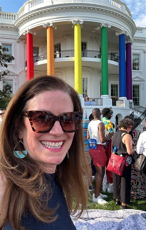 Finally made it to the WH! Jill and her daughter Ashley (who apparently