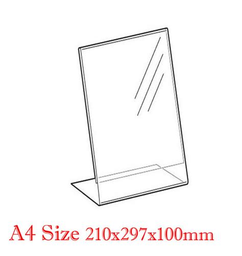 Acrylic Poster Menu Holder Perspex Leaflet Display Stands A A A A A B