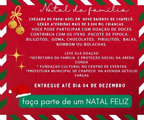 Faça parte de um Natal Feliz fvcomunica