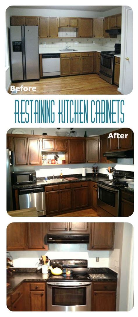 Restaining Oak Kitchen Cabinets Darker