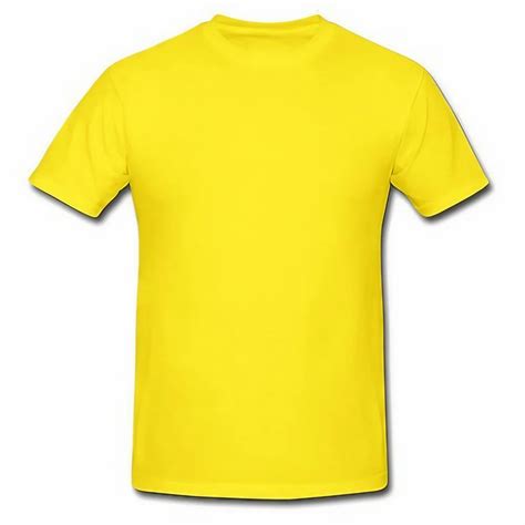 Regular Half Sleeve Plain Yellow T Shirts At Rs 82 In Lucknow Id