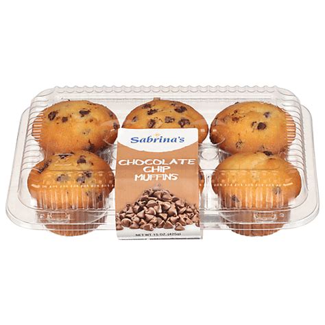 Sabrina S Chocolate Chip Muffins 15 Oz Bakery Fairplay Foods