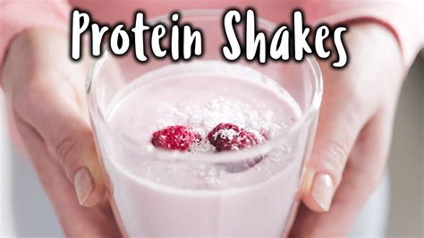 PROTEIN SHAKES ohne Eiweiß Pulver 3 Rezepte YouTube