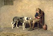 Fidelity By Briton Riviere Oil Painting Reproduction