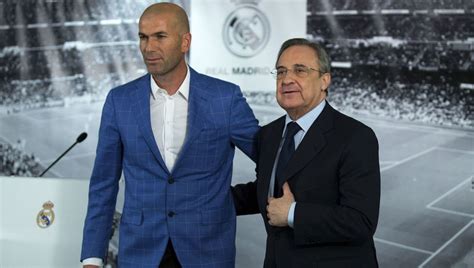 Report: Zidane claims he has 'no problem' with Florentino Perez ...