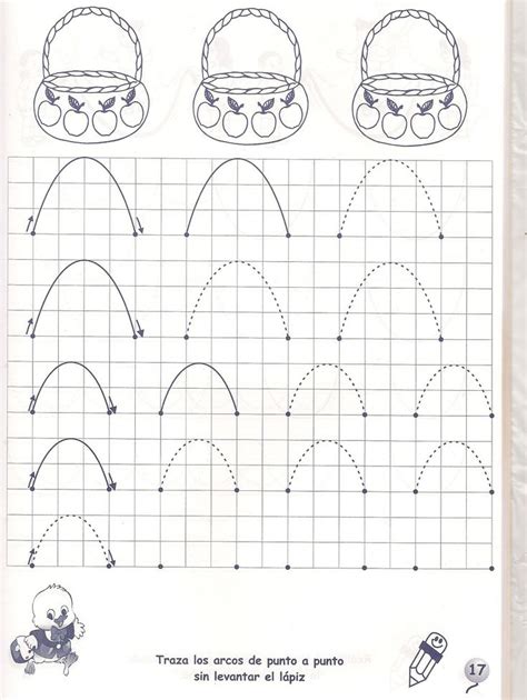 10 Worksheets De Grafomotricidad Ficha Educativa Infantil Libro De Los Numeros Trazos De