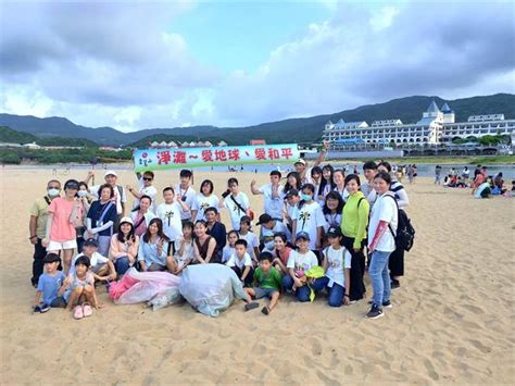 靈鷲山台中普仁小太陽 淨灘愛地球 寶島 中時