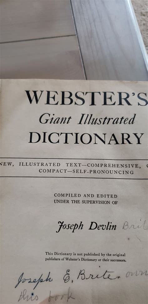 Finding the Value of Old Webster's Dictionaries | ThriftyFun