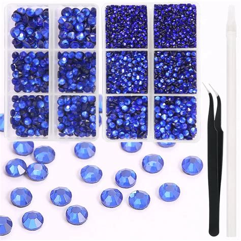 Jc Wholesale Hot Rhinestones 6 Grid Colourful Set Hot Rhinestone Flatback Rhinestones Hot Fix