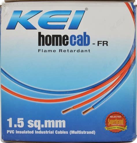 Kei Fr Home Cab Wire Roll Length M Wire Size Sqmm At Rs