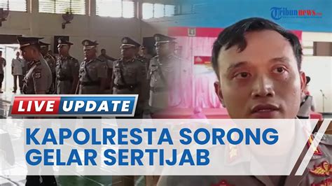 Kapolresta Sorong Kota Ingatkan Jajarannya Fokus Kawal Pemilu Surati