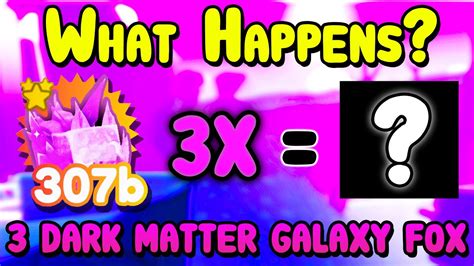 What Happens When You Fuse Dark Matter Galaxy Fox In Pet Simulator X