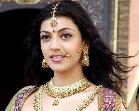 Bollywood Babe Kajal Actress Model P Agarwal Indian HD Wallpaper