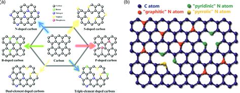 Schematic Illustrations Of A Carbon Doped With Various Heteroatom Download Scientific Diagram