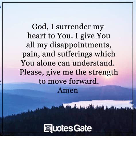 Quotes About Surrender To God - ShortQuotes.cc