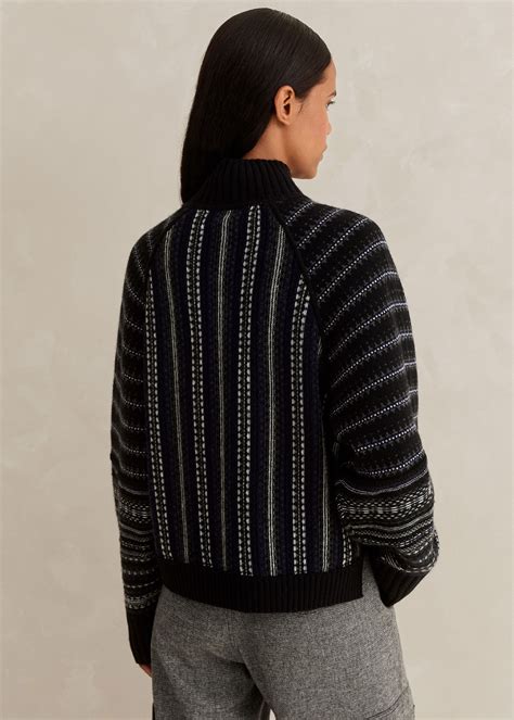 Merino Cashmere Patchwork Fair Isle Sweater Me Em Fair Isle Fair