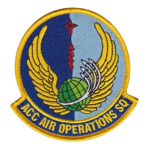 Hq Acc Aos Patch Headquarters Air Combat Command Patches