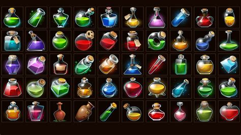 LEAKED GAME ASSETS - Potion Icons