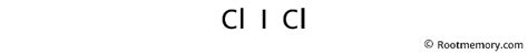 Lewis structure of ICl2- Root Memory