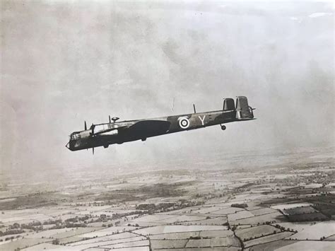 Canadian press photo of a Armstrong Whitley in flight in Photos