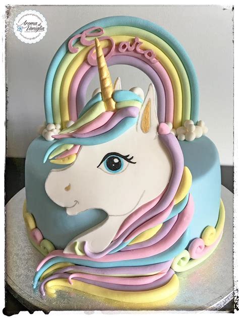 Unicorno Cake Decorated Cake By Aroma Di Vaniglia Cakesdecor