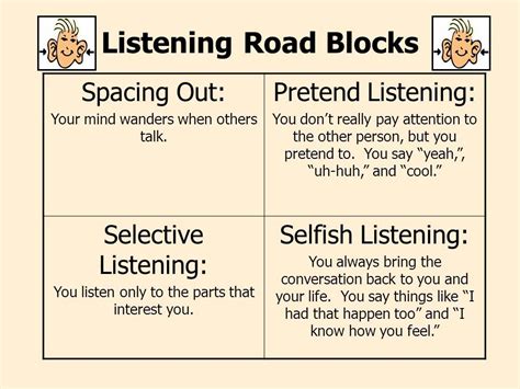 Listening Road Blocks Spacing Out Your Mind Wanders When Others Talk