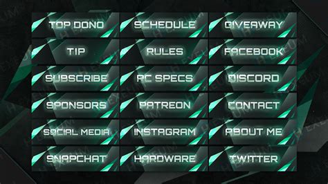 Twitch panel templates - retimages