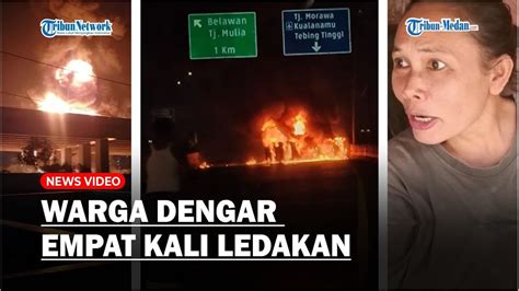 Warga Dengar Empat Kali Ledakan Saat Mobil Pikap Terbakar Di Tol