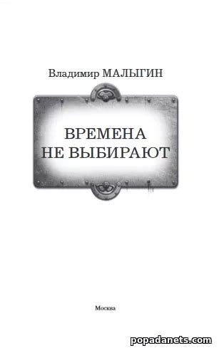 Времена не Выбирают - Владимир Малыгин | Попаданец в Другой Мир