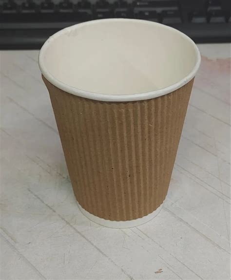 300ml Disposable Rippled Paper Cups At Rs 2 40 Piece In Sivakasi ID