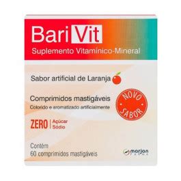 Suplemento Vitamínico Mineral Barivit Sabor Laranja o melhor preço