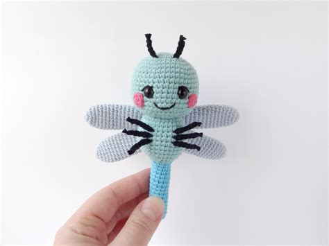 Dragonfly Crochet Pattern Cute Dragonfly Amigurumi Crochet Etsy