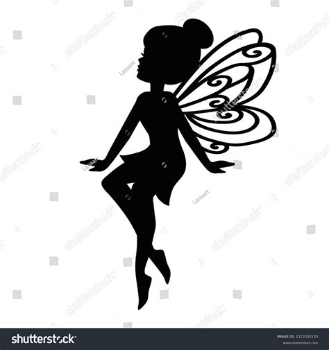 2.156 Sitting Fairy Silhouette Images, Stock Photos, 3D objects ...