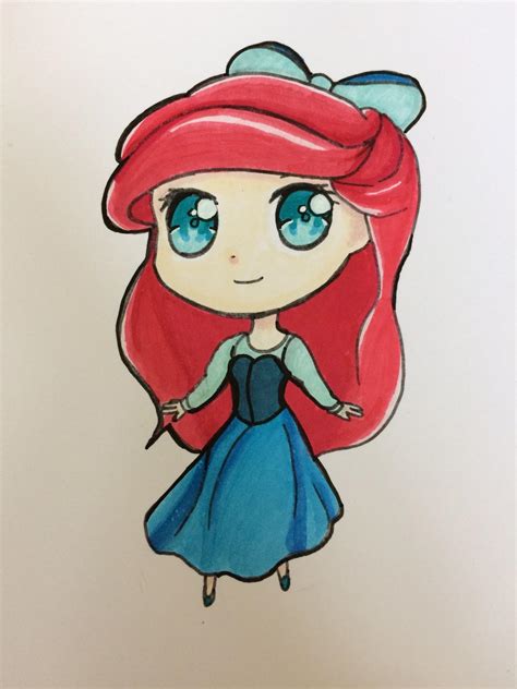 Disney Princess Chibi Ariel By Tealhikari On Deviantart