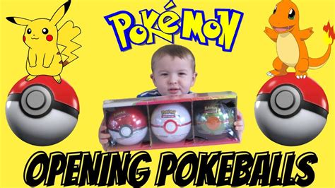 3 Pokemon Pokeballs With Booster Packs Opening Youtube