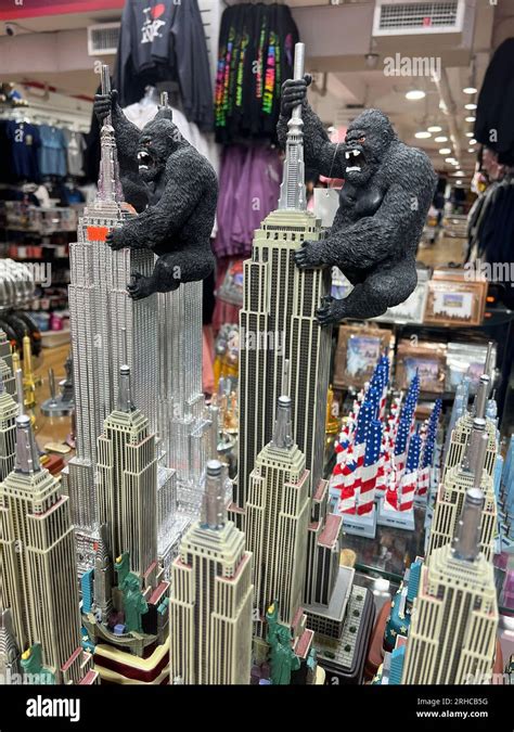 Empire State Building With King Kong At A Souvenir Store In Midtown