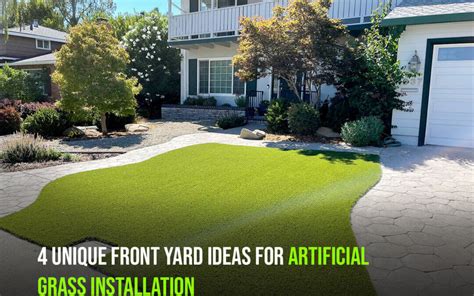 4 Unique Front Yard Ideas For Artificial Grass Installation In Orlando