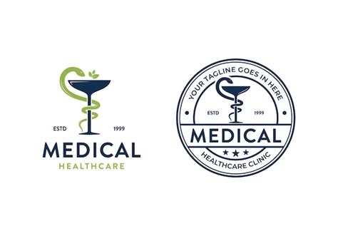 Premium Vector Hermes Caduceus Snake Medical Health Care Logo Design