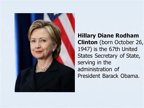 Hillary Diane Rodham Clinton Korobeynikova Lily E